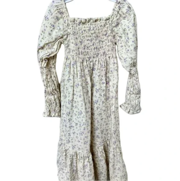 GIRLS CLASSIC COTTON FLORAL DRESS SIZE 3-4Y - Picture 5 of 10